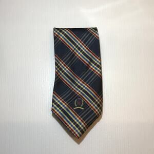 Tommy Hilfiger Plaid Italian Silk Classic Wide Necktie